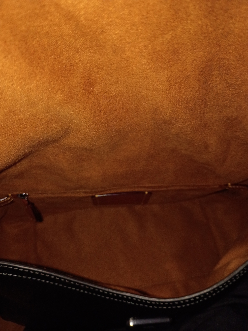 Coach Etta Flap Bag In Black Pebbled Leather - Picture 9 of 9